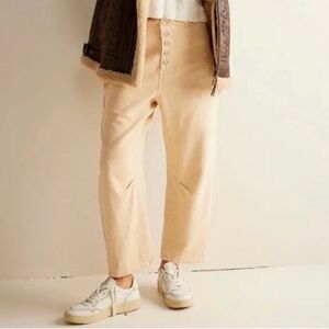 We The Free Osaka Cream Barrel Leg Jeans 30
